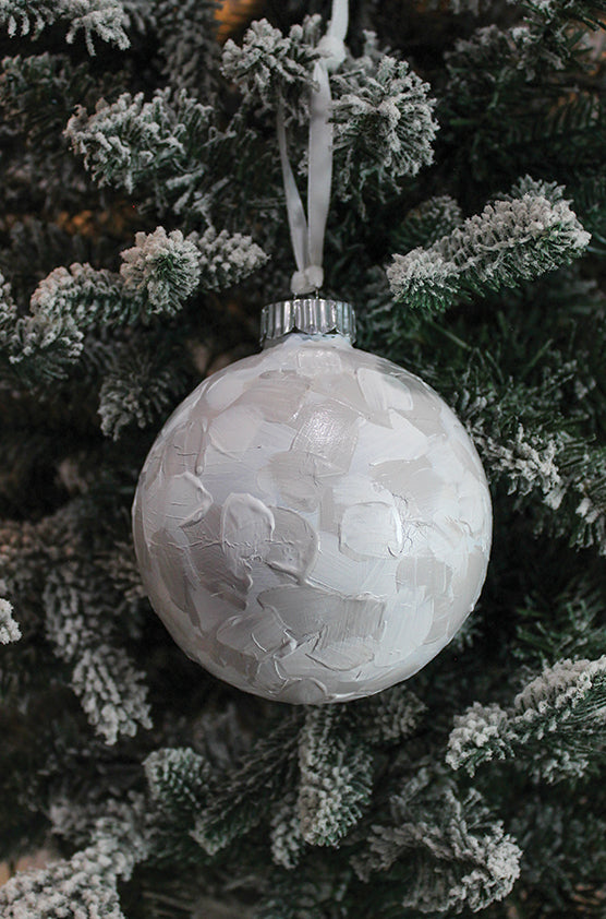 Checkered Hand-Painted Ornament II