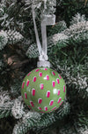 Dots Hand-Painted Ornament - Small