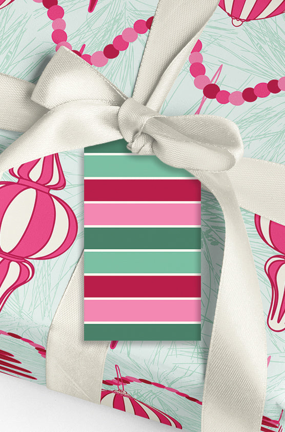 Confectionery Stripes Gift Tags